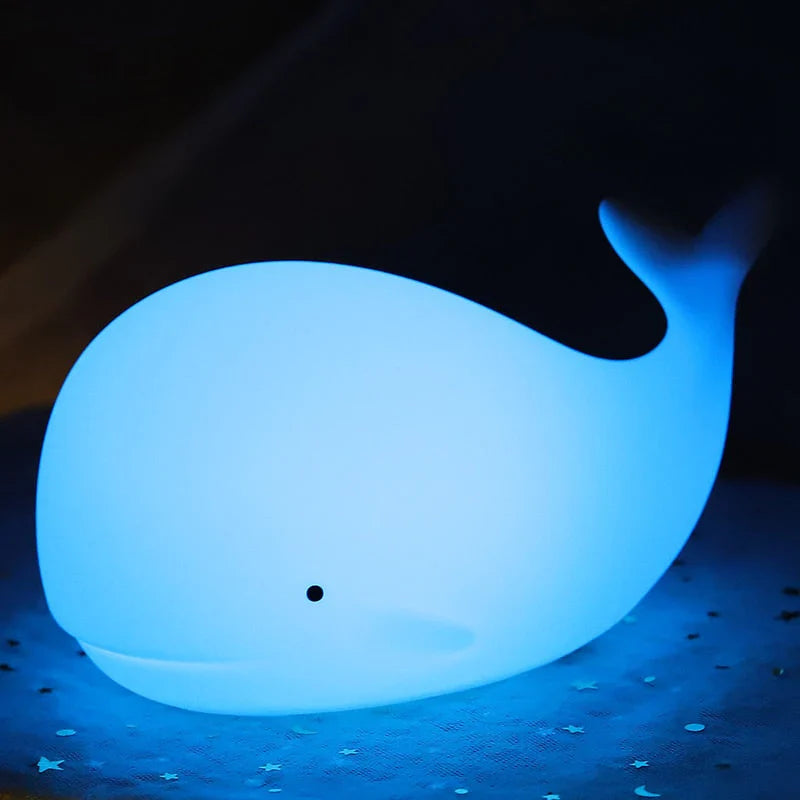 Wall Night Lamp with Color-Shifting LED – Touch Sensor, USB Powered