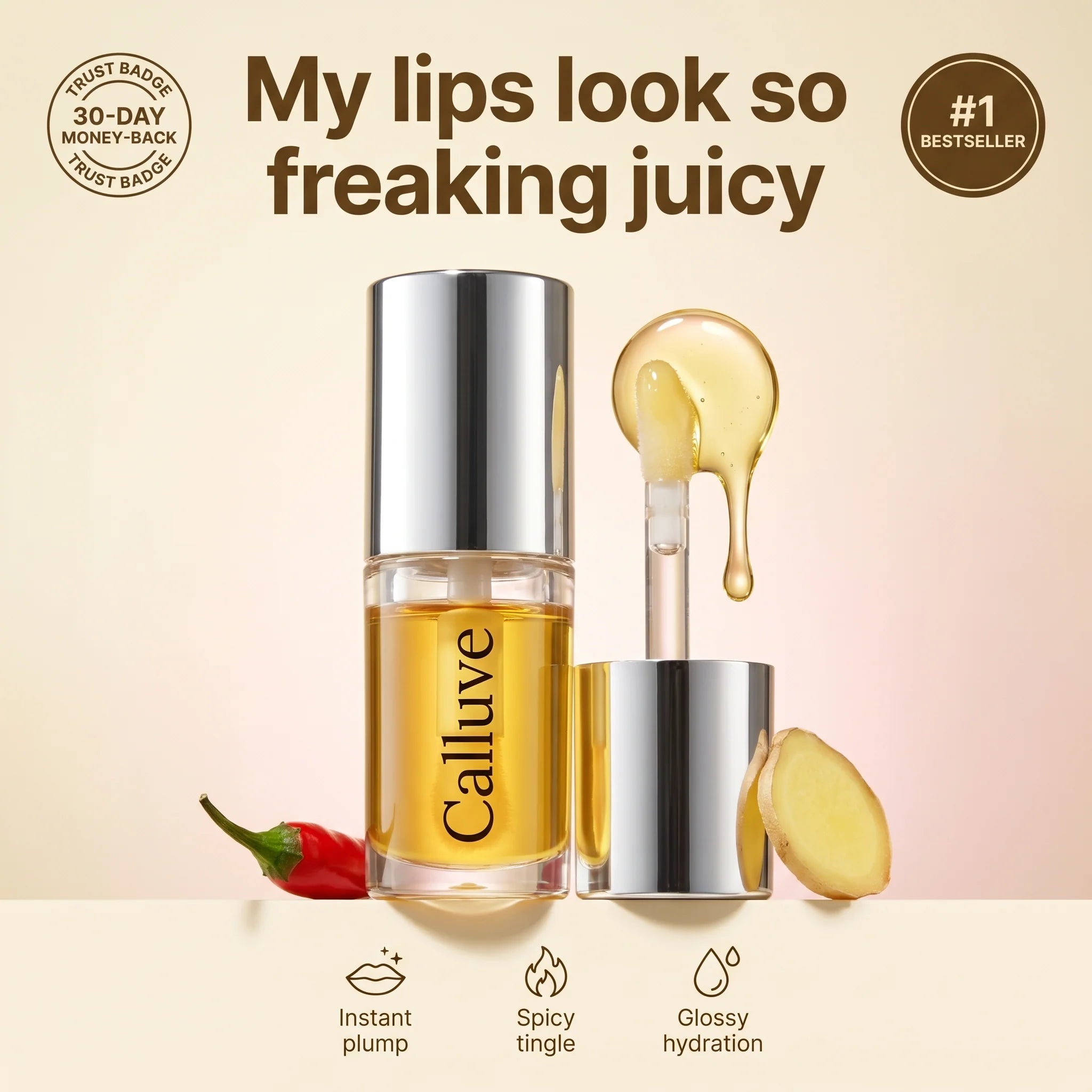 Calluve Spicy K-Plump Lip Oil