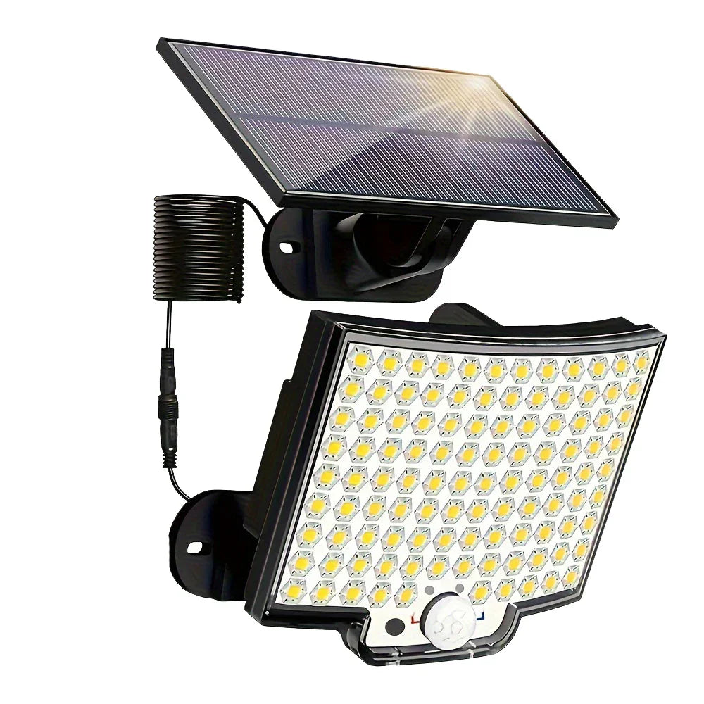 Solar Outdoor Wall Light with Motion Detector – 106/144/280 LEDs