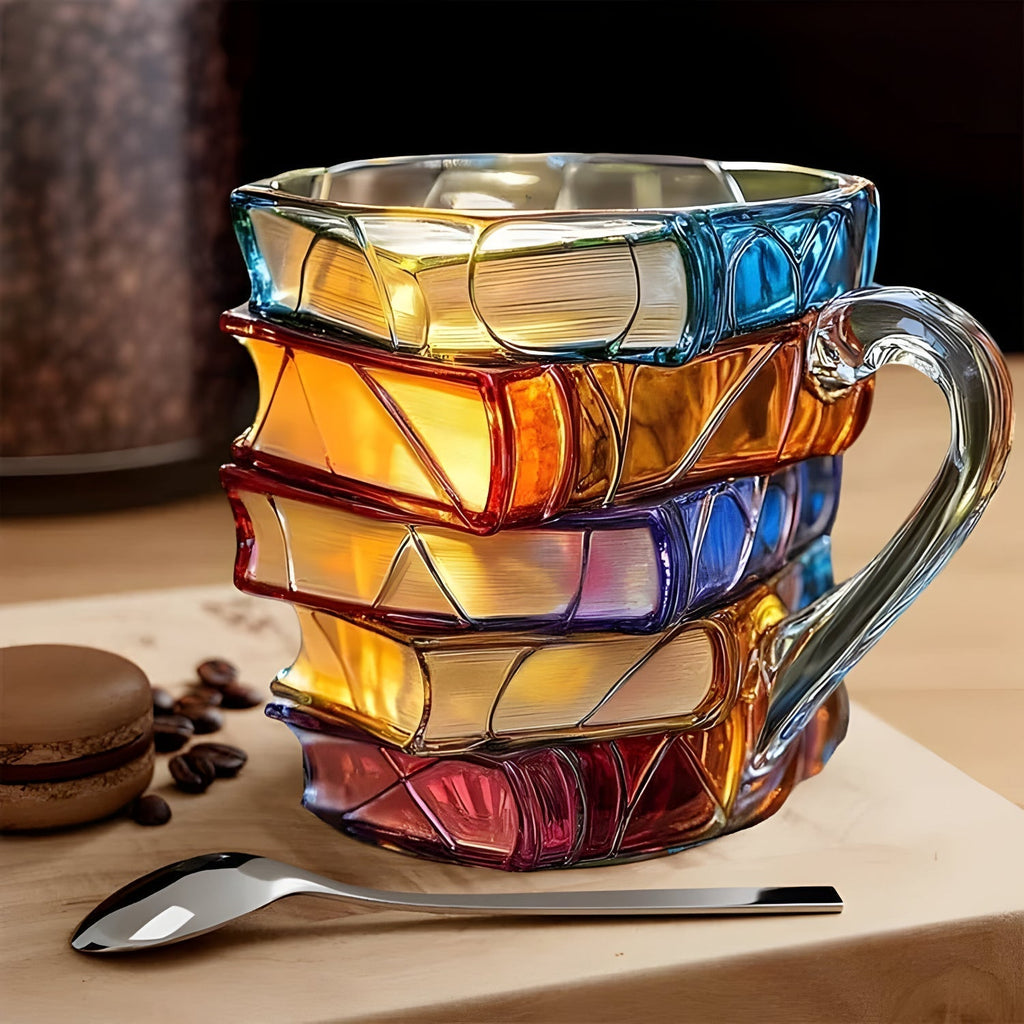 Mug | 3D Novel Design Cup | Handmade & Vibrant | For Coffee & Tea | BookLume