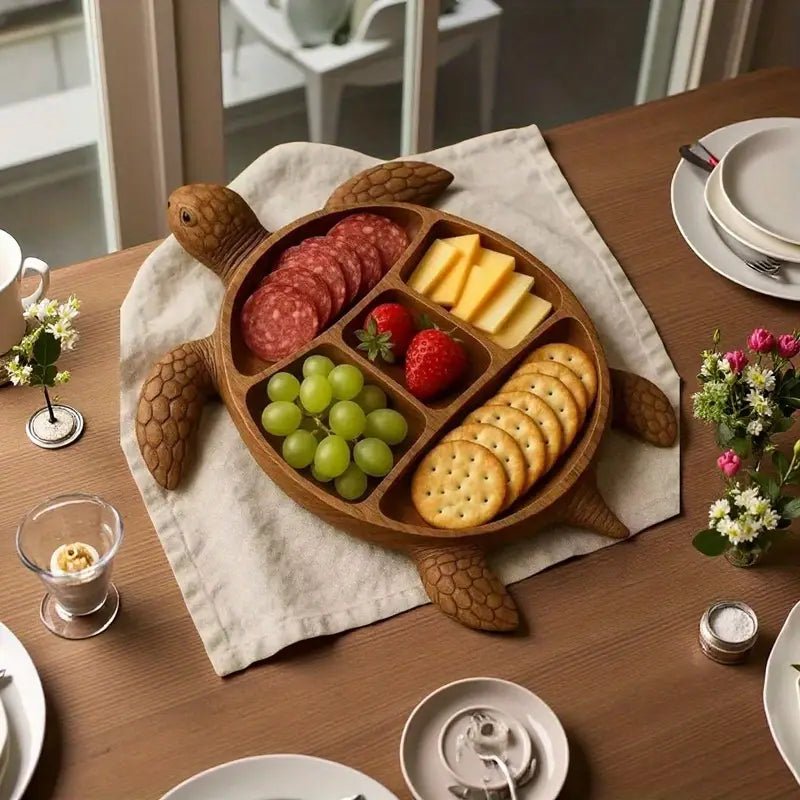 Snack Tray | Solid Wood Serving Board | Animal Design | NaturKueche