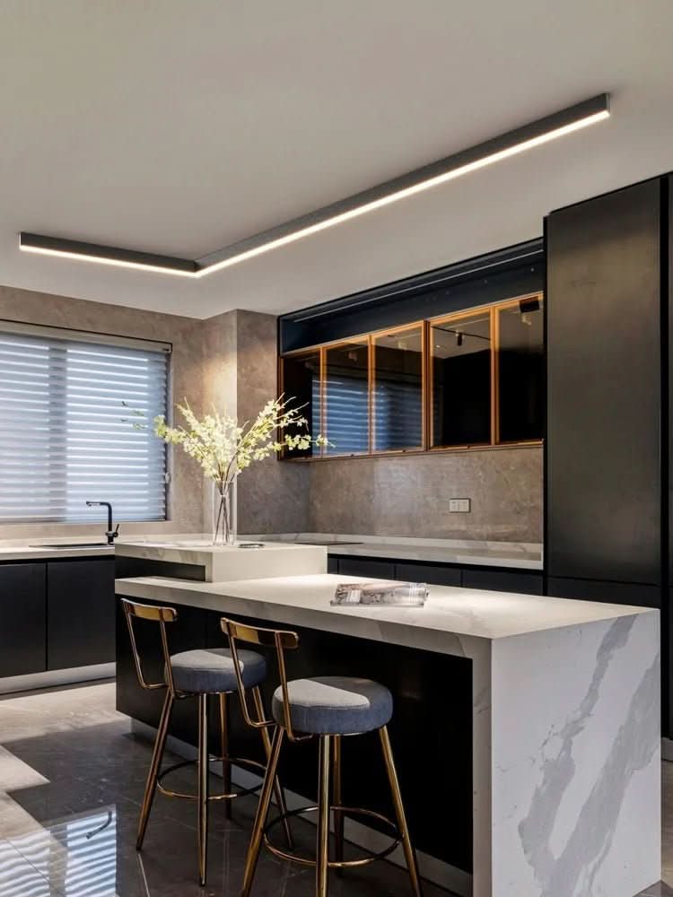 Minimalist LED Ceiling Lamp – Nordic Style, Flicker-Free Illumination