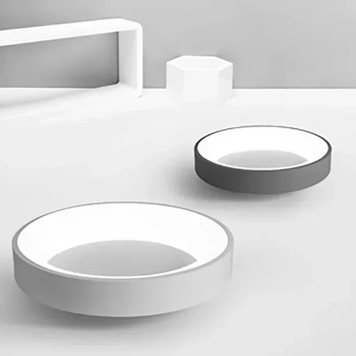 Round LED Ceiling Light – Nordic Style, Warm White