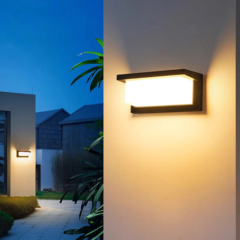 Outdoor LED Wall Lantern with Motion Detector – 20W Weather-Resistant