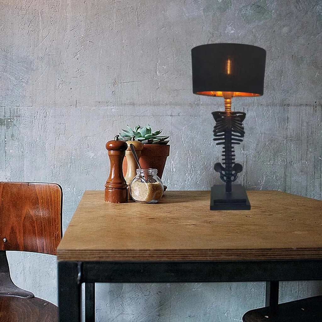 Gothic Skull Table Lamp
