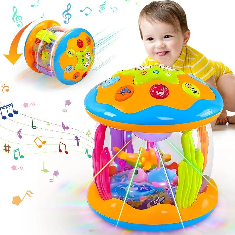 Spinning Infant Night Light Projector with Music