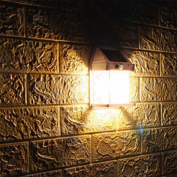 Solar Lantern Wall Light with Motion Detector – Pack of 2