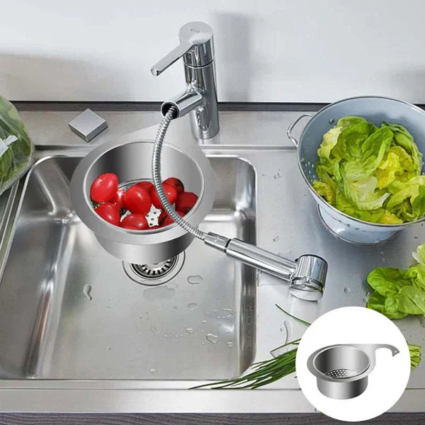 Stainless Steel Sink Basket Strainer | Swan-Shaped Drain Filter | SinkStrainer