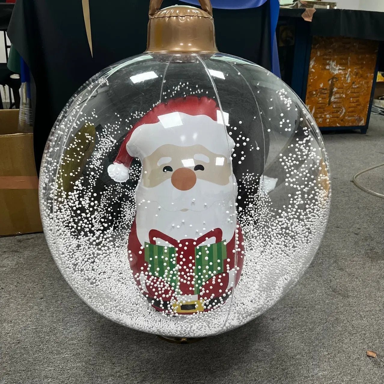 Inflatable Holiday Ball with Light — Operated via Remote Control