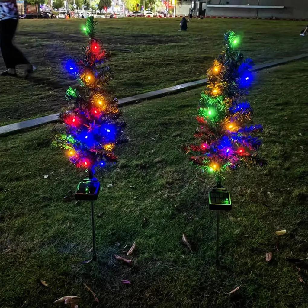 Weather-Resistant Solar Christmas Tree — Brilliantly Stunning for Snowy Winter Days