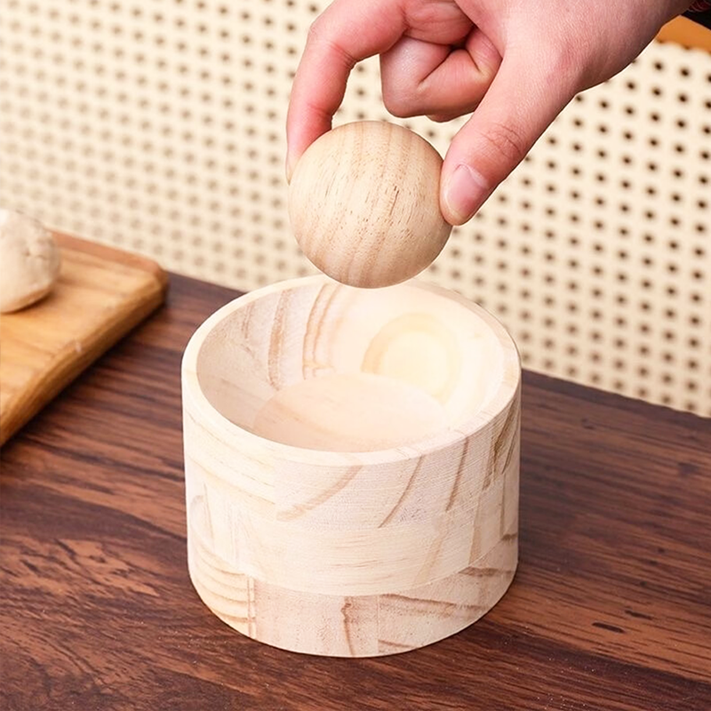 Dumpling Maker | Wooden Dough Stamp | Non-Stick Finish | DumpliForm