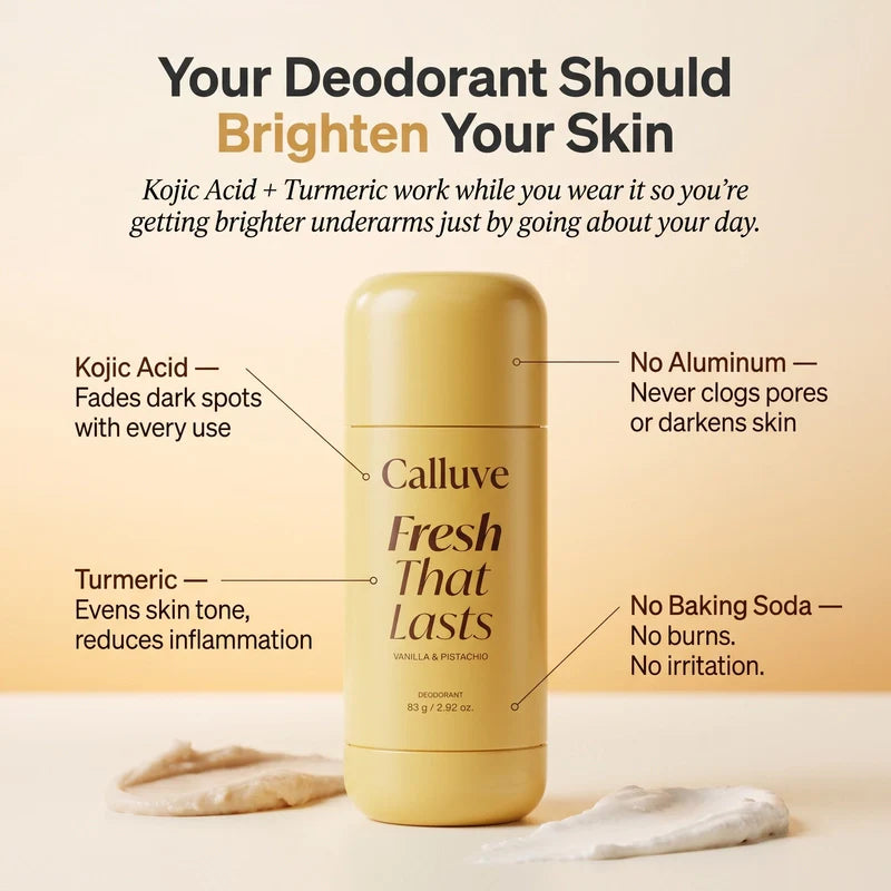 Calluve Turmeric + Kojic Acid Brightening Deodorant