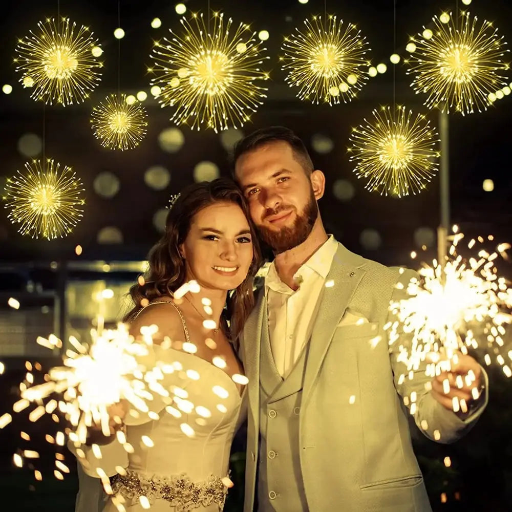 Starburst String Lights Set of 3 — Transforms Your Room into a Dazzling Light Show