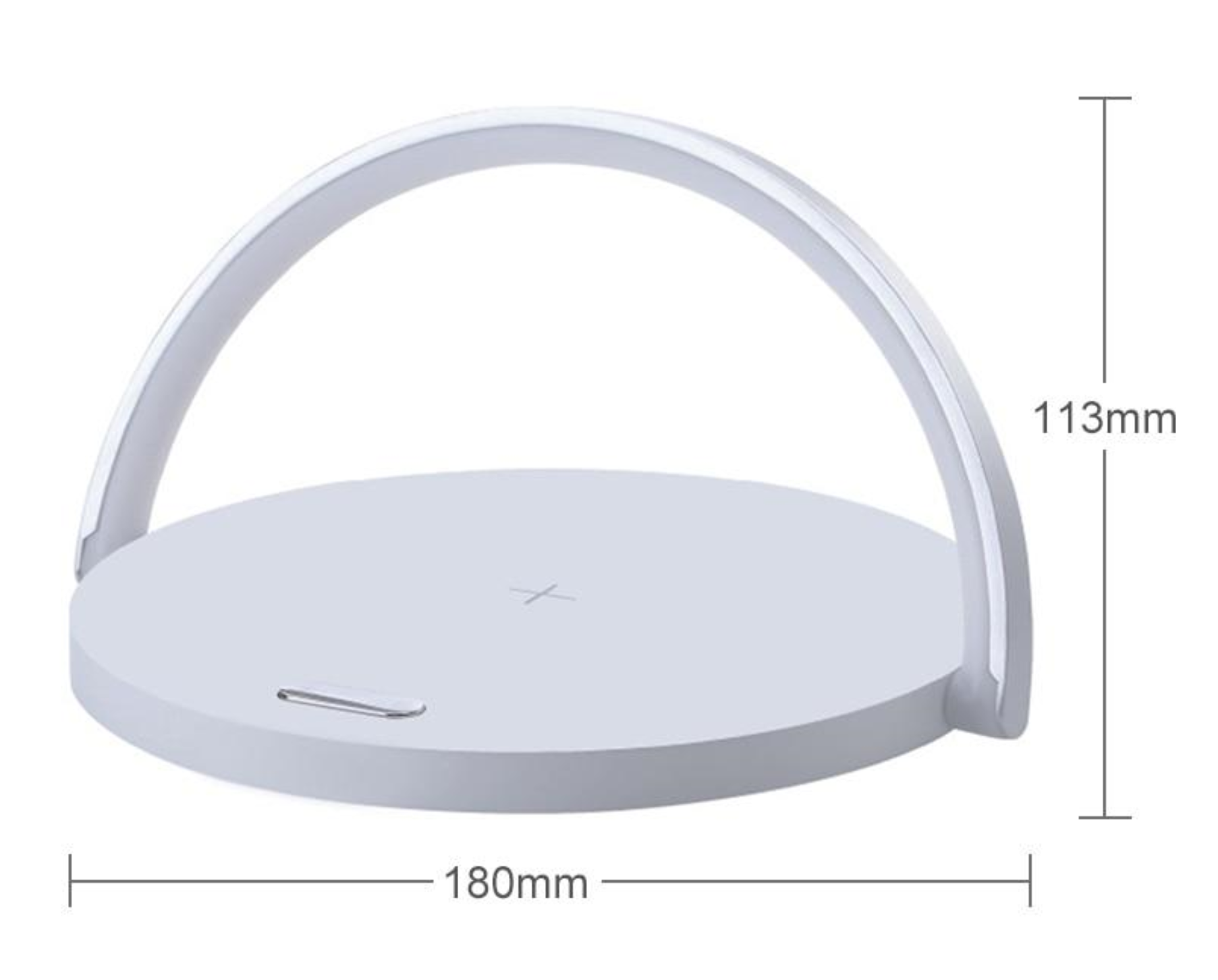 LED Nightstand Lamp with Wireless Charging Pad