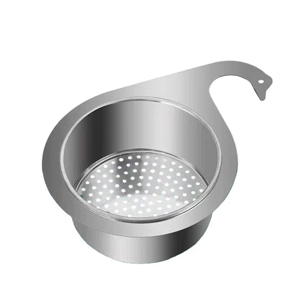 Stainless Steel Sink Basket Strainer | Swan-Shaped Drain Filter | SinkStrainer