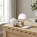 Rechargeable E27 RGB LED Lamp with Remote Control – Wire-Free Setup