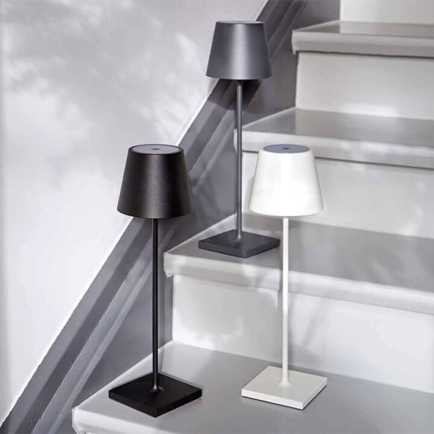 Wireless LED Desk Lamp with Touch Dimmer – Cordless, Pure Ambiance