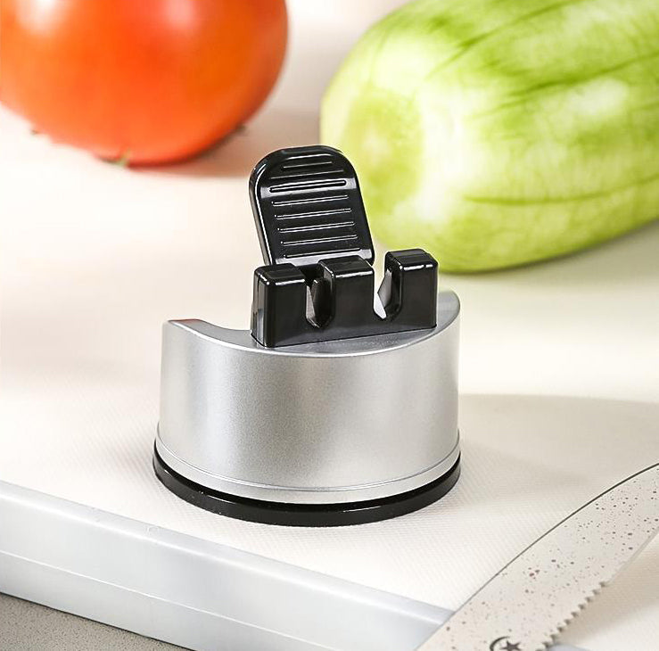 Knife Sharpener | Precision Razor Edge | Dual-Stage Sharpening System | Includes Suction Base | UltraSharp