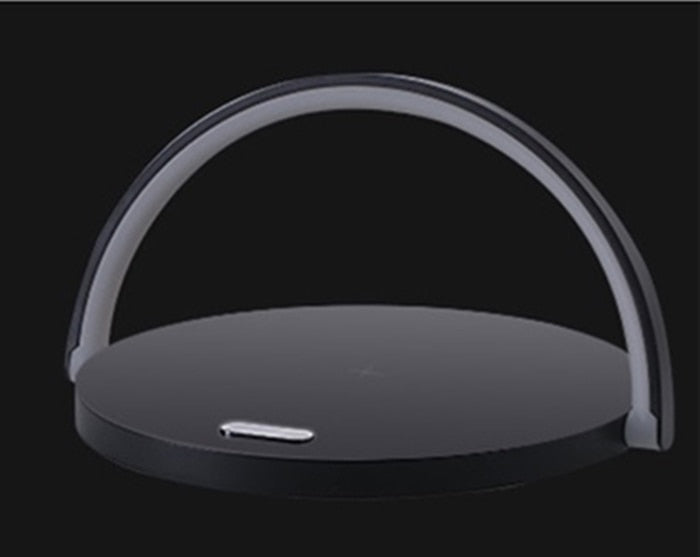LED Nightstand Lamp with Wireless Charging Pad