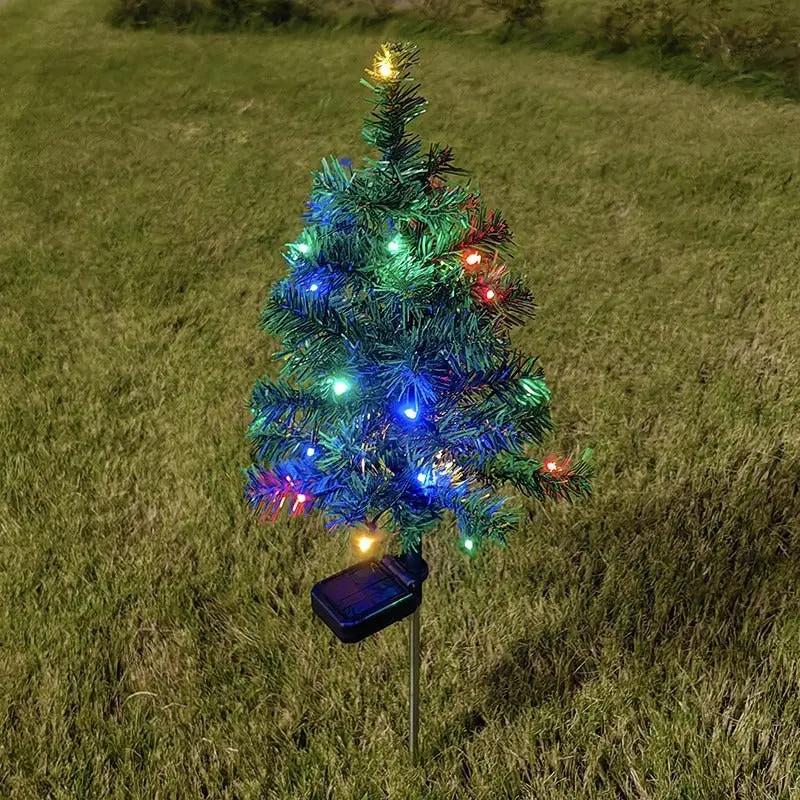 Weather-Resistant Solar Christmas Tree — Brilliantly Stunning for Snowy Winter Days