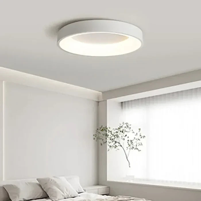 Round LED Ceiling Light – Nordic Style, Warm White