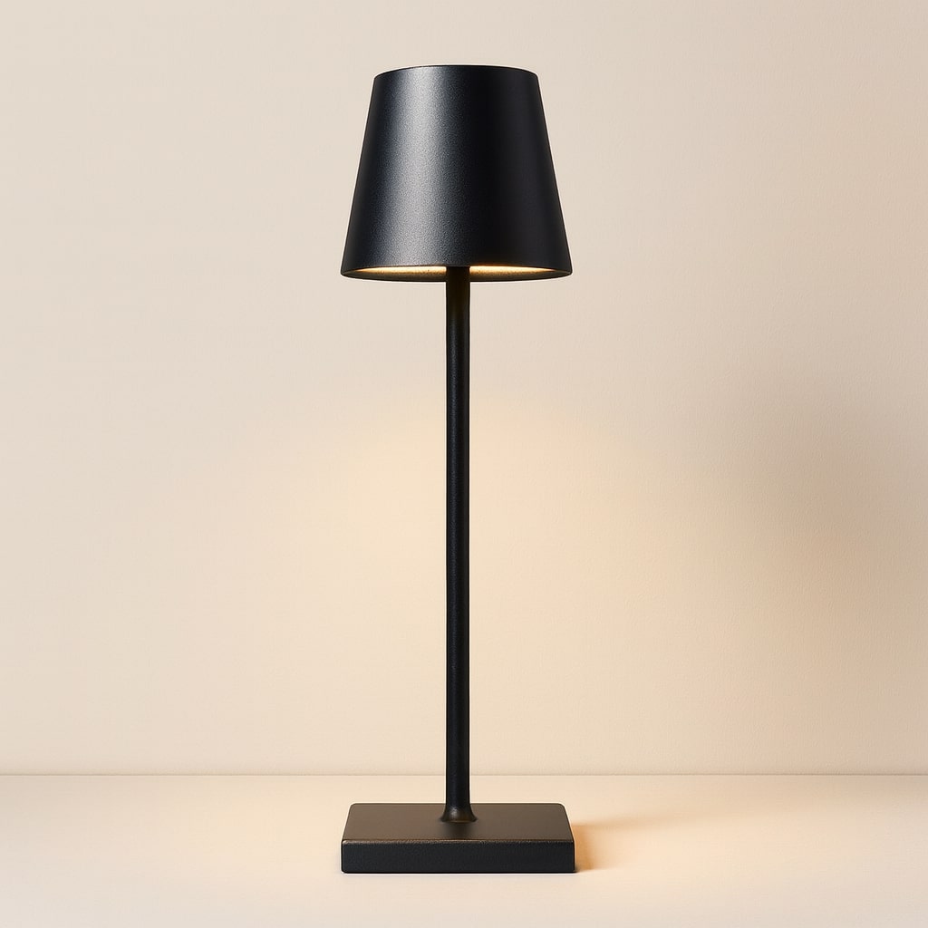 Wireless LED Desk Lamp with Touch Dimmer – Cordless, Pure Ambiance