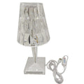 LED Glass Crystal Table Lamp