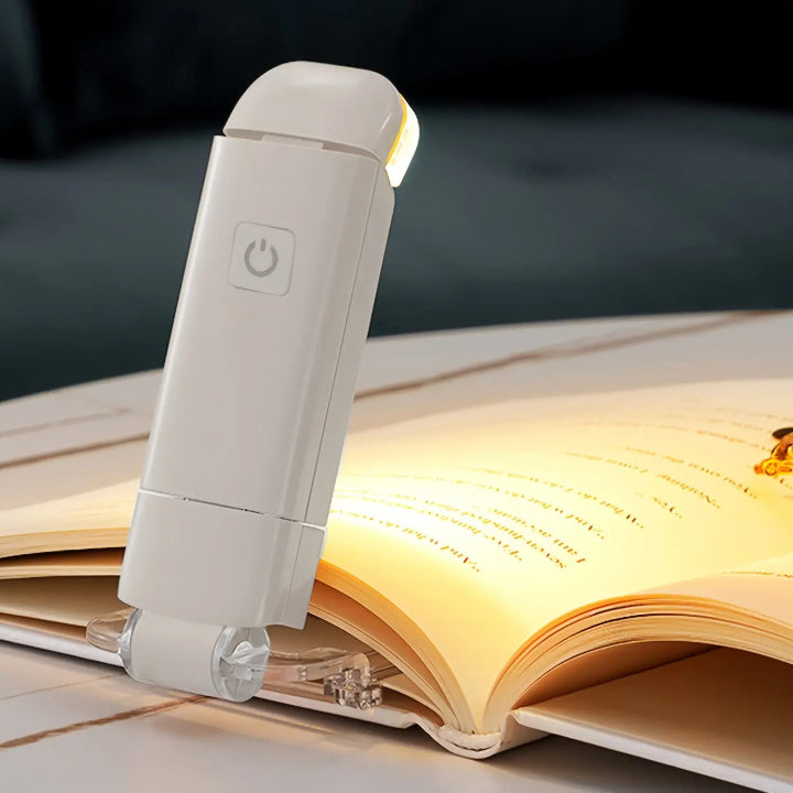 USB Rechargeable Reading Light — Ideal for Nighttime Reading Without Disturbance