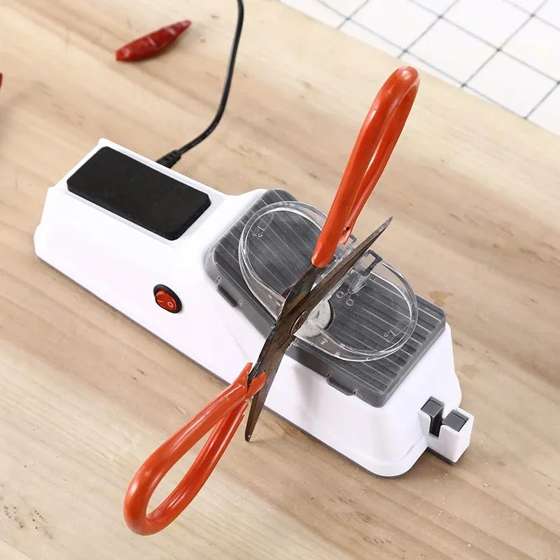 Knife Sharpener | Accurate Grinding System | Secure Design | Compatible With All Blades