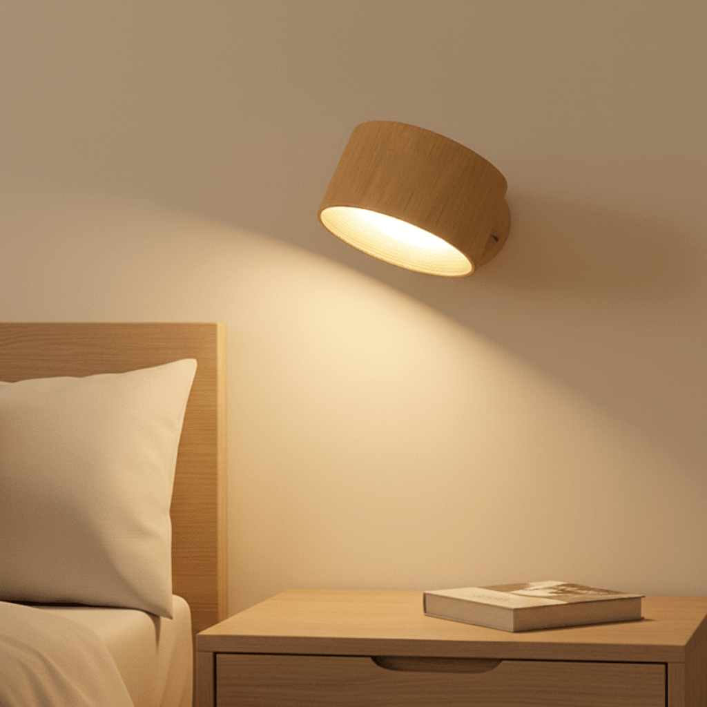 Rechargeable LED Wall Lamp with Adjustable Head