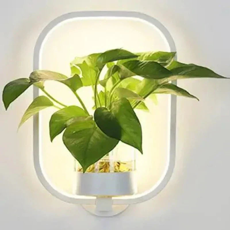 Botanical-Themed Wall Lamp