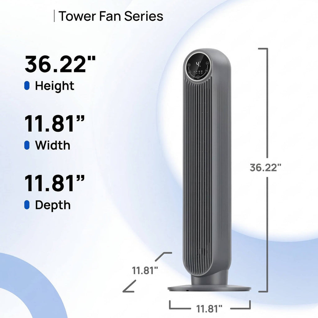 Tower Fan Bladeless 8 Speed 4 Mode