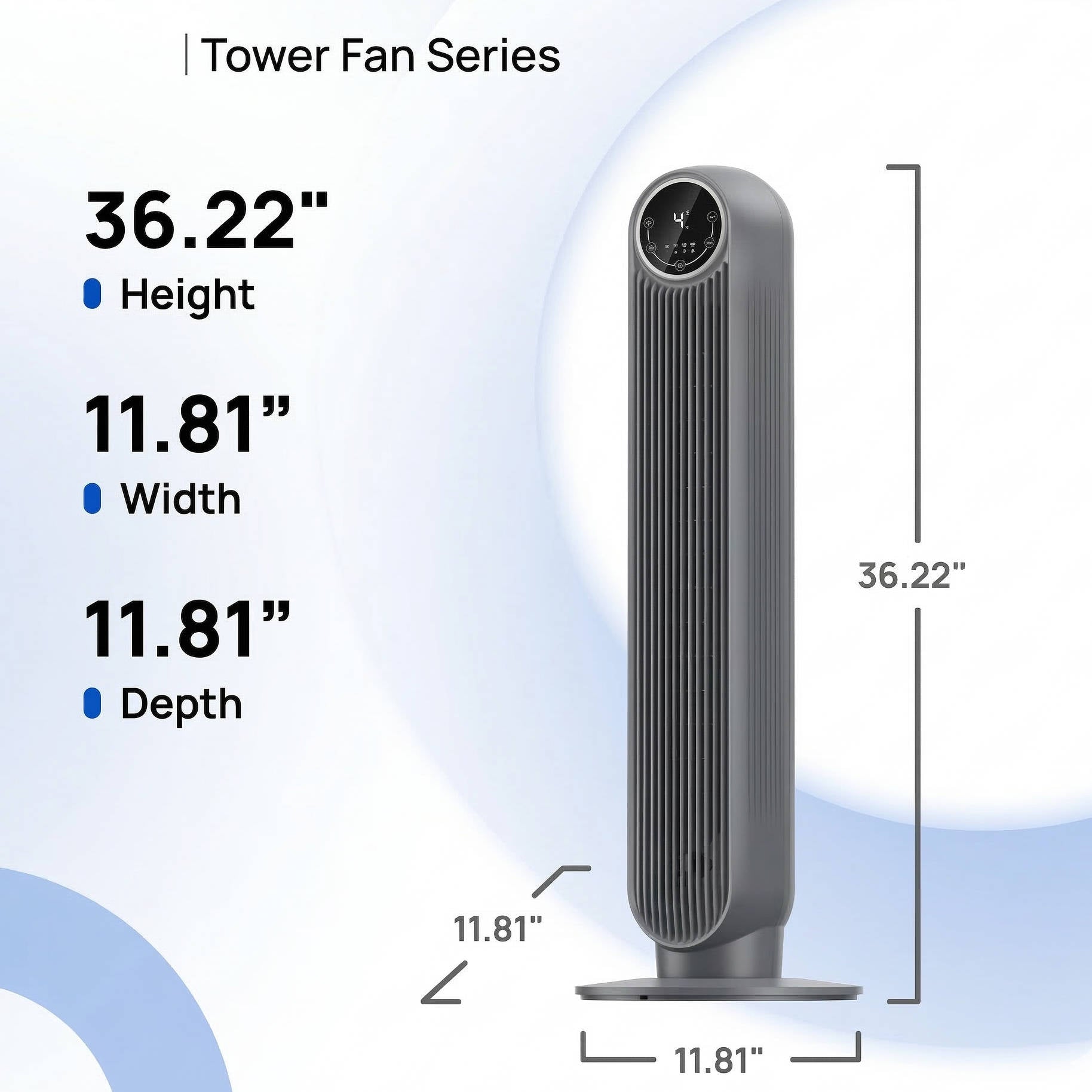 Tower Fan Bladeless 8 Speed 4 Mode
