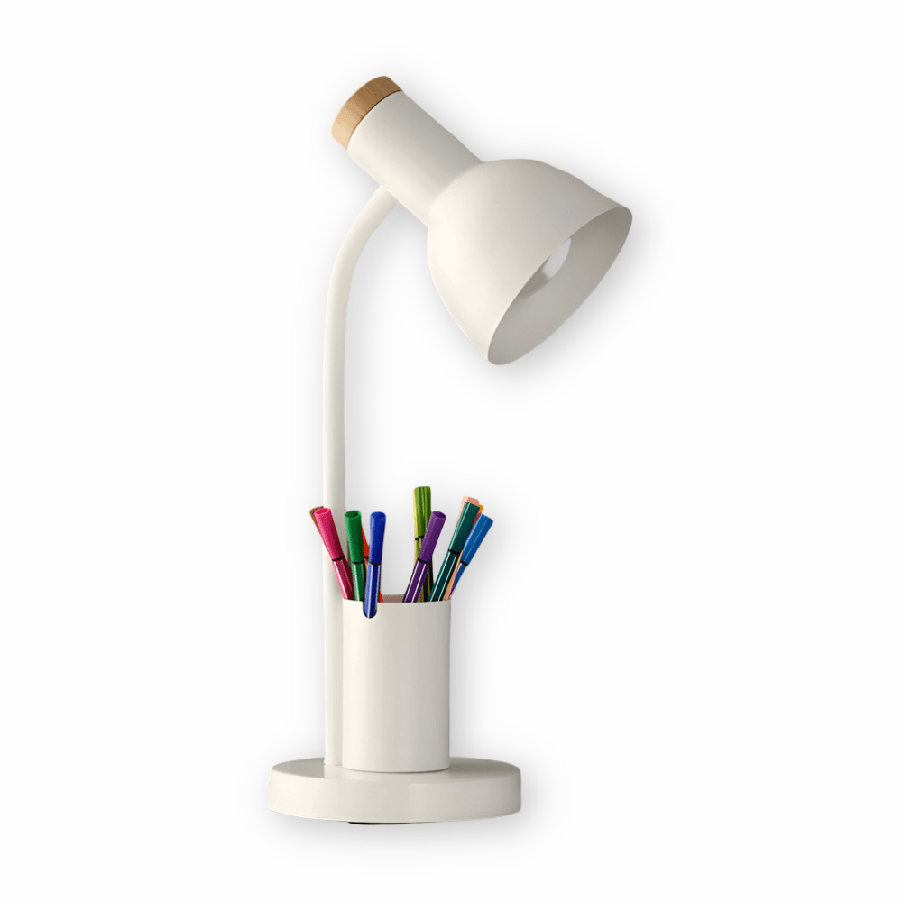 Desk Light with Pen Stand – Tidy and Brightly Lit