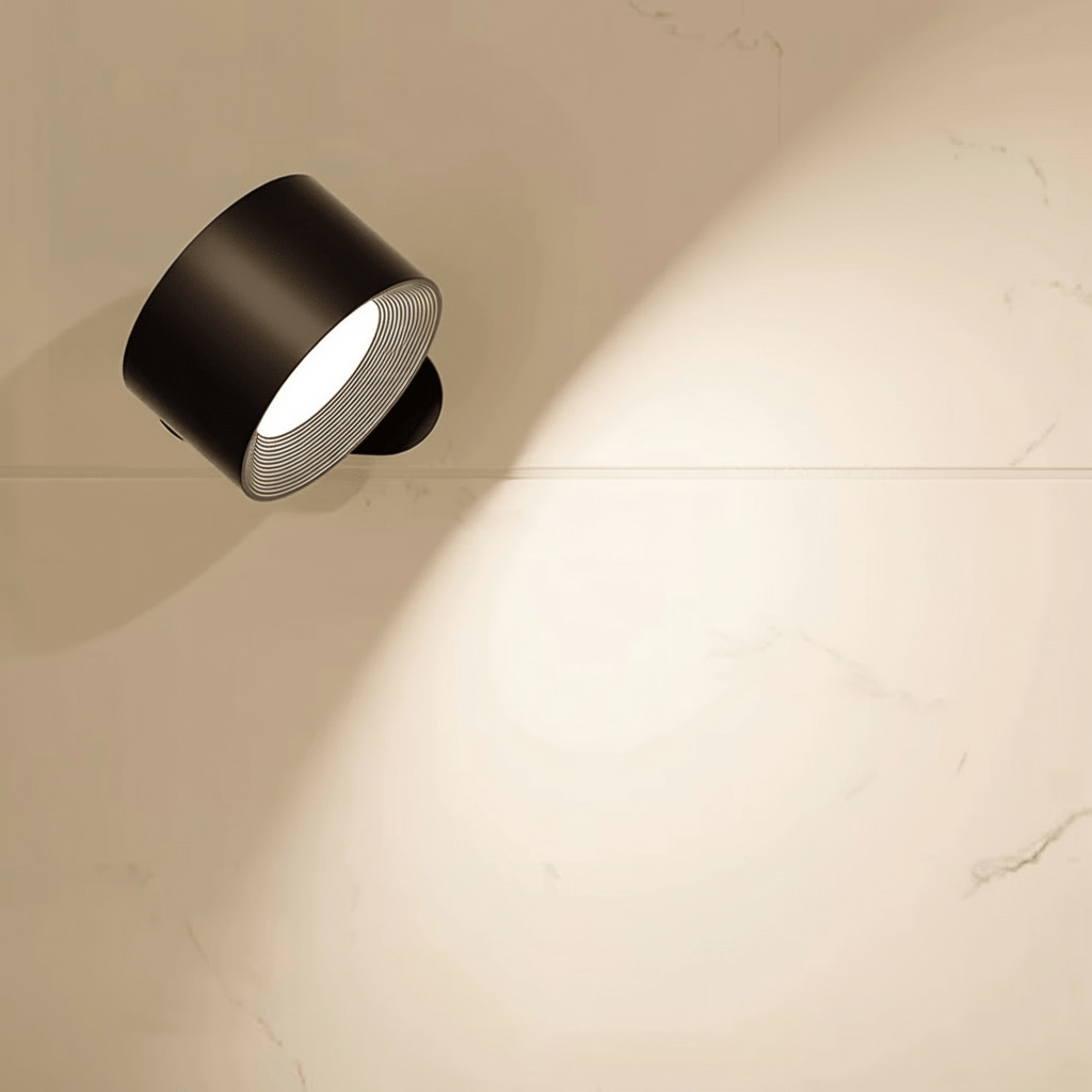 Rechargeable LED Wall Lamp with Adjustable Head
