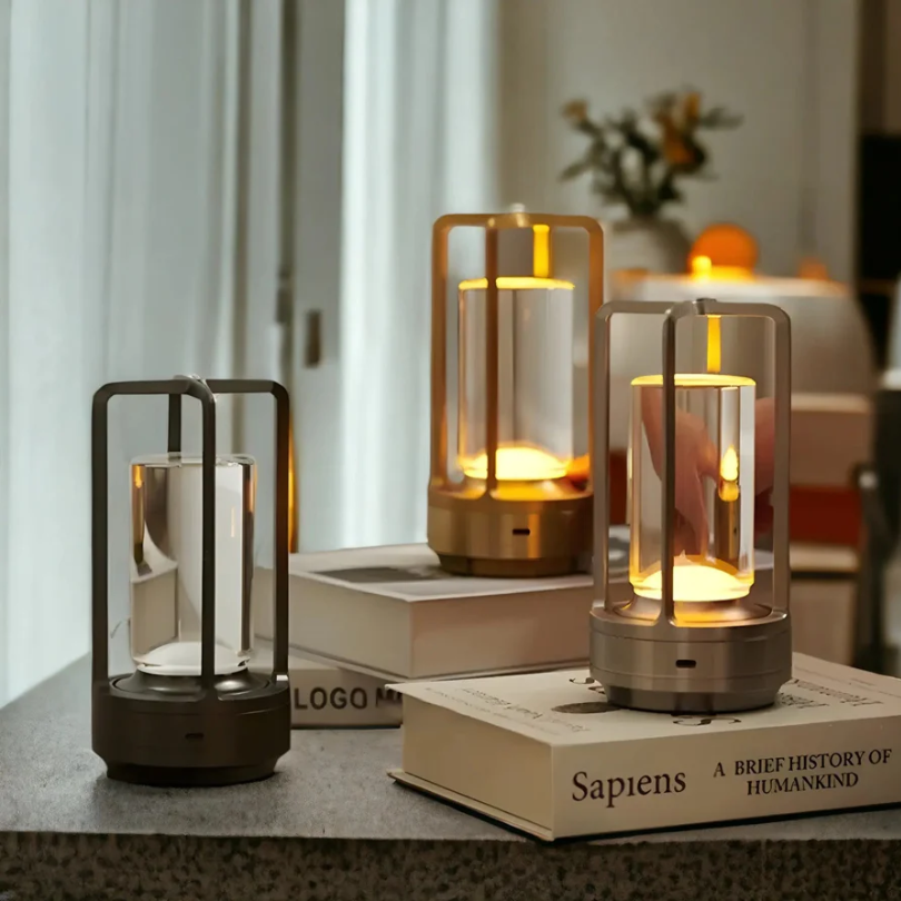 Wireless LED Desk Lamp with Dimmer – Nordic Style