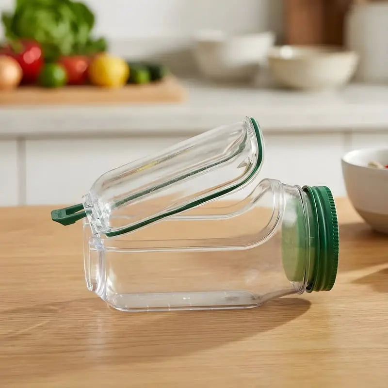 Glass Salad Dish | Side Entry | Airtight Twist Cap | FreshBowl