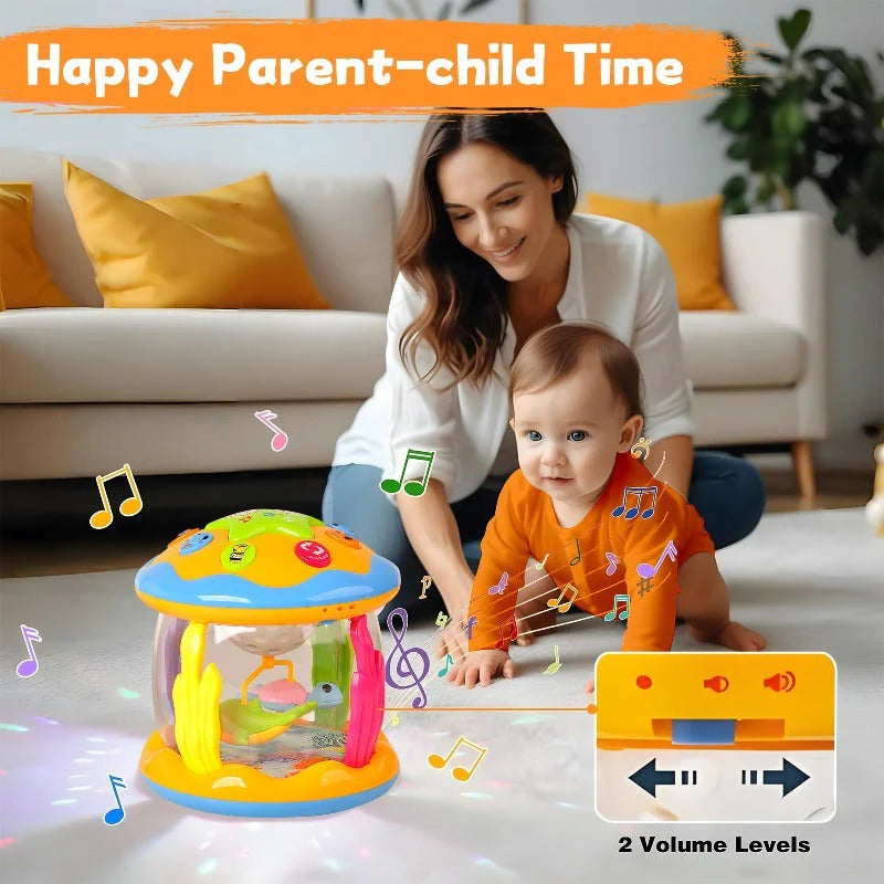 Spinning Infant Night Light Projector with Music