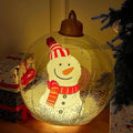 Inflatable Holiday Ball with Light — Operated via Remote Control