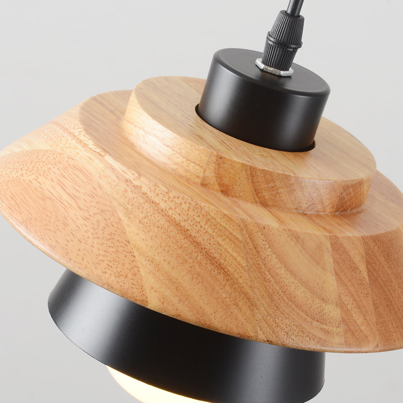 Scandinavian Wooden Hanging Lamp