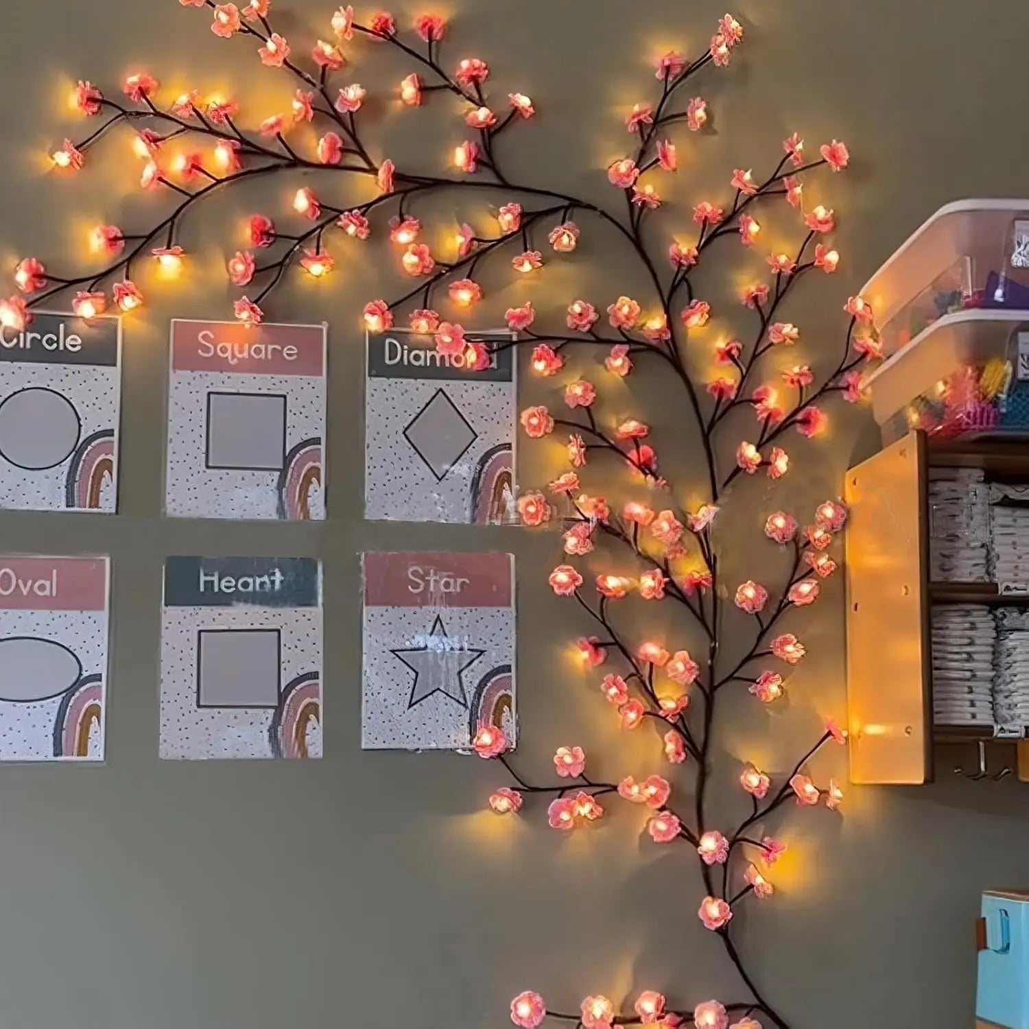 Cherry Blossom Wall Light — Instantly Beautiful, Serene Room Ambiance