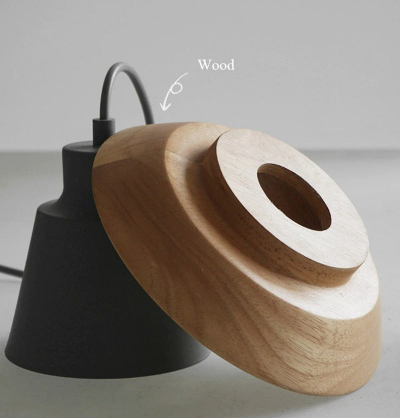 Scandinavian Wooden Hanging Lamp