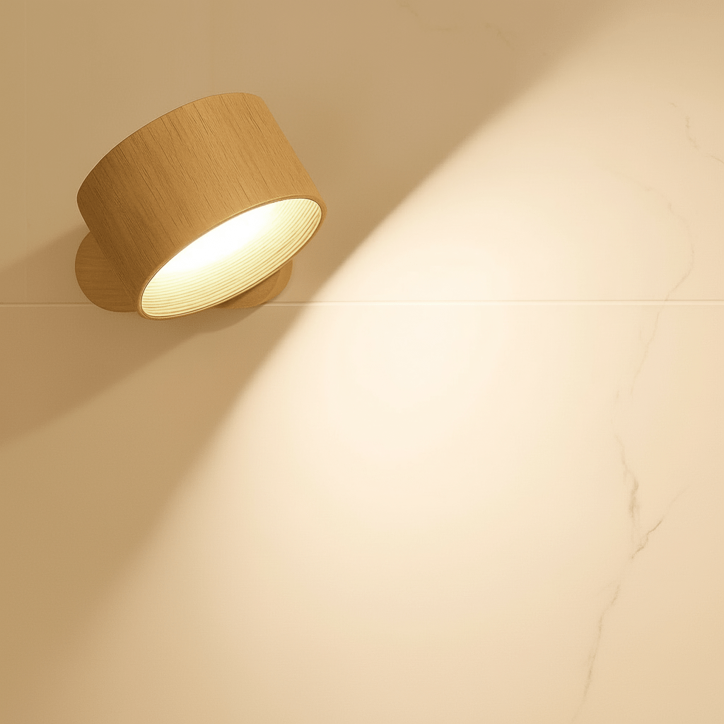 Rechargeable LED Wall Lamp with Adjustable Head