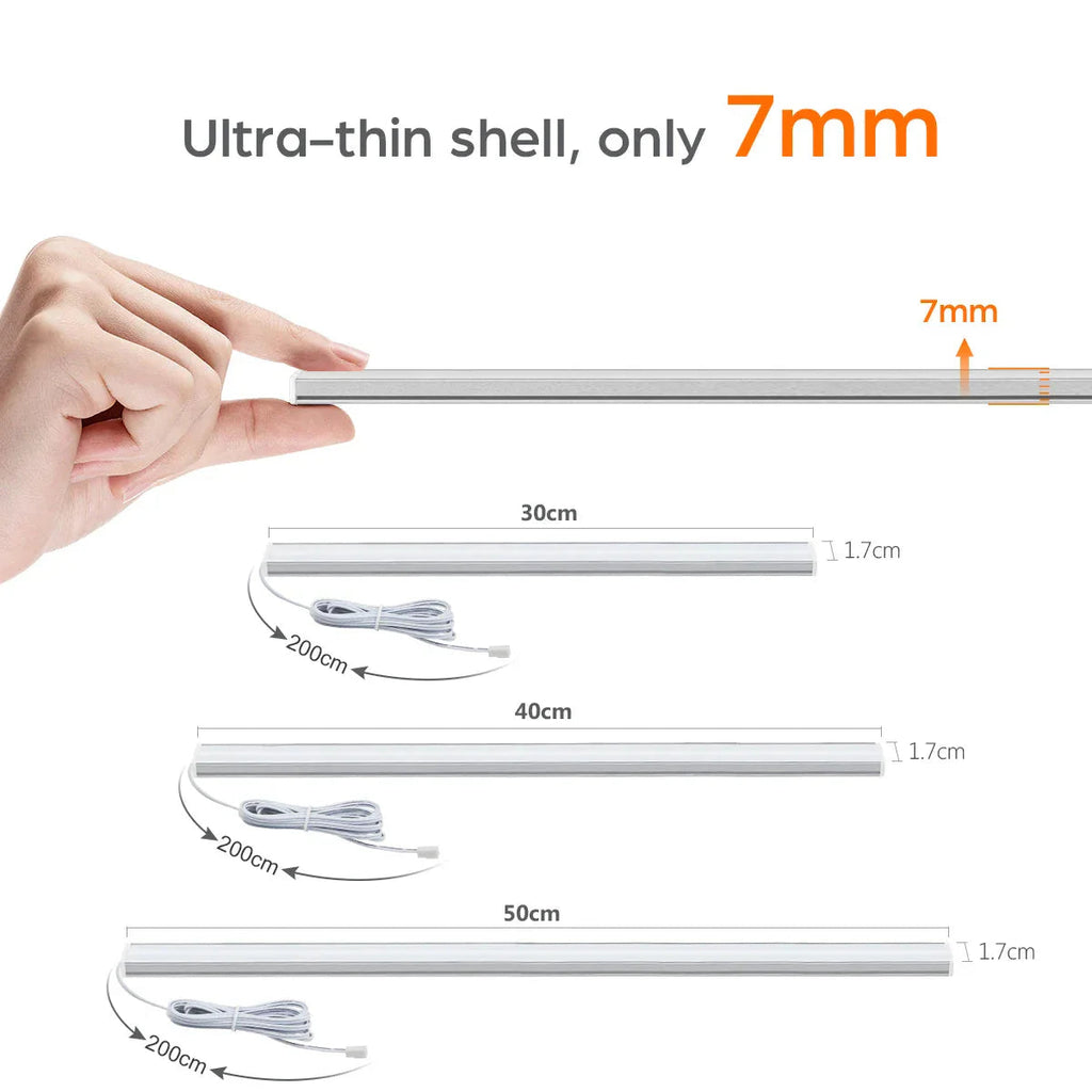 Under-Cabinet LED Light with Sensor – Touchless and Dimmable