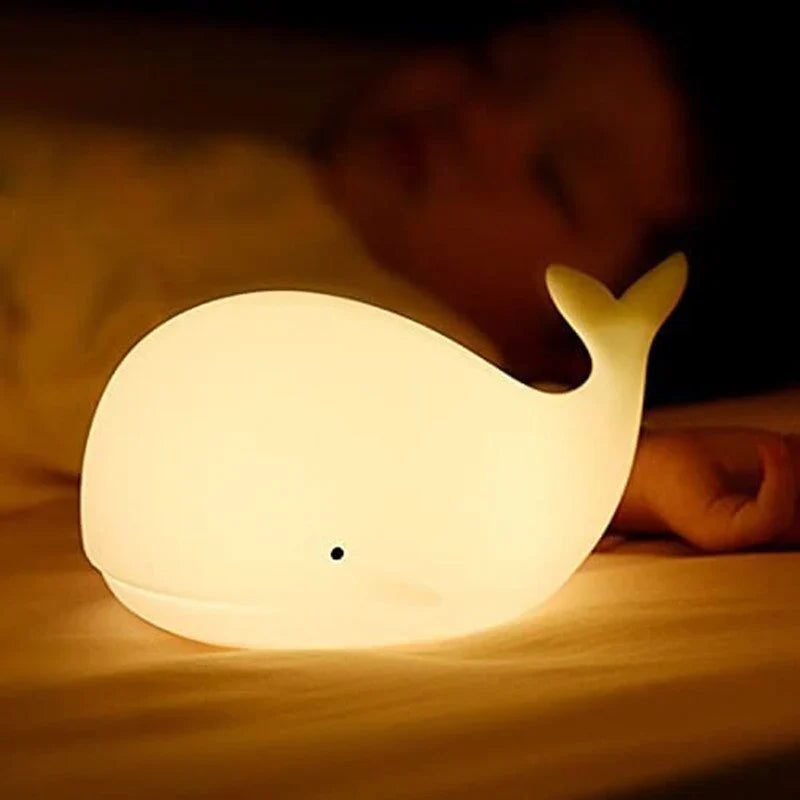 Wall Night Lamp with Color-Shifting LED – Touch Sensor, USB Powered