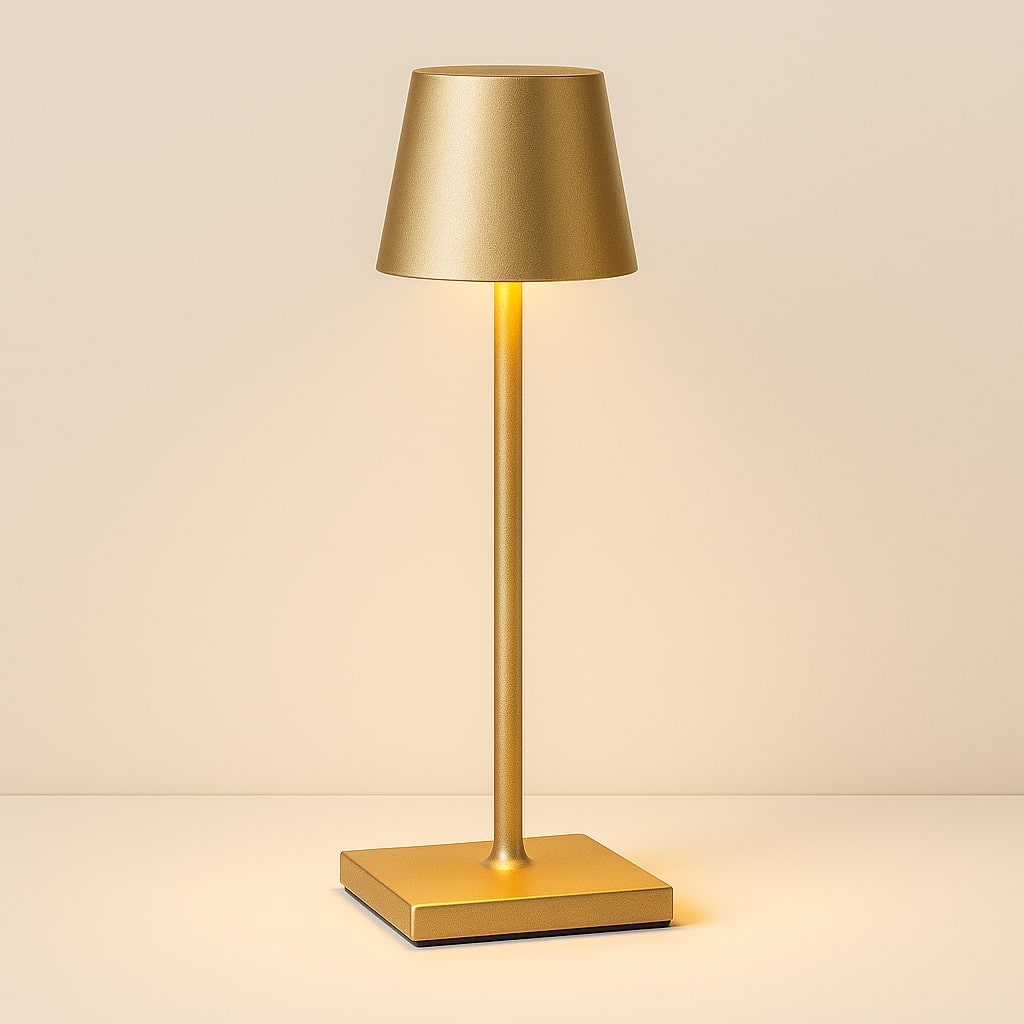 Wireless LED Desk Lamp with Touch Dimmer – Cordless, Pure Ambiance