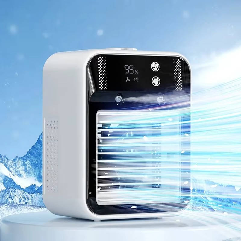 Rechargeable Mist Fan 17oz Tank Dual Spray