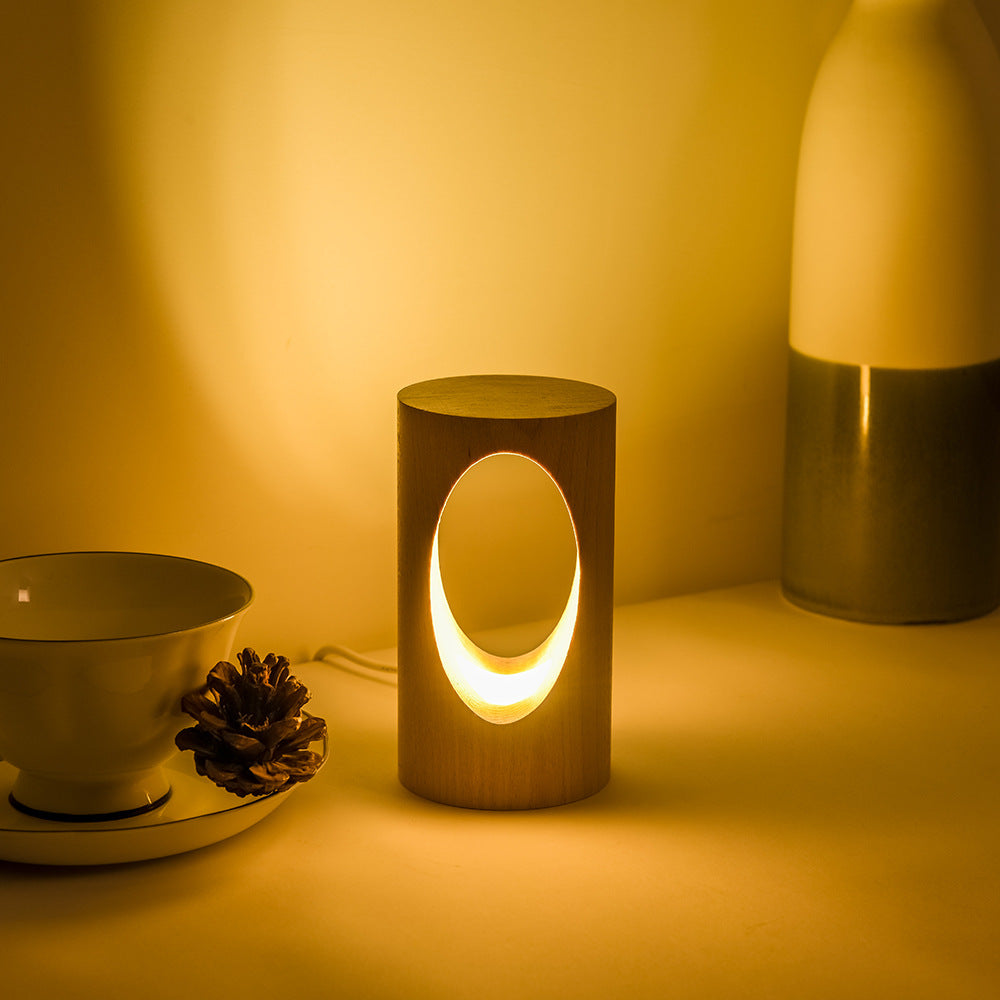 Wooden LED Desk Lamp