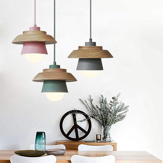 Scandinavian Wooden Hanging Lamp