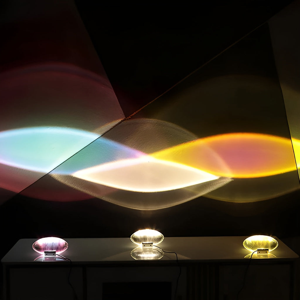 Oval Shaped Table Lamp with Cozy Ambient Lighting